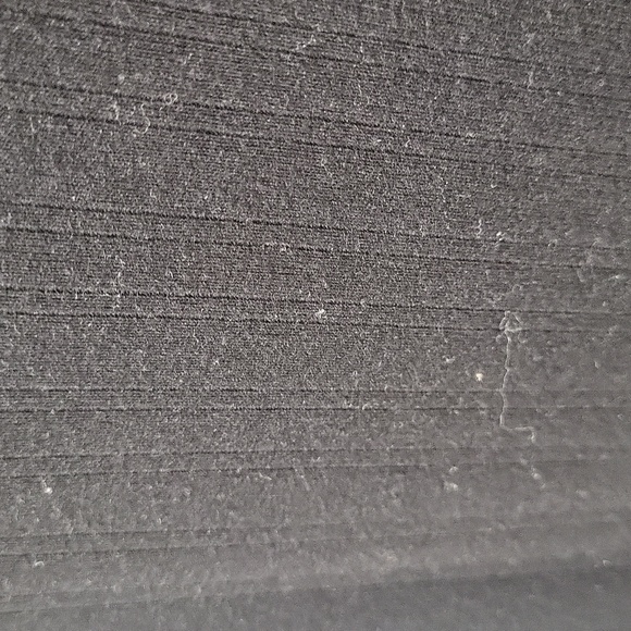 Midi, Casual, Black Bodycon Dress With Slit - Picture 7 of 8